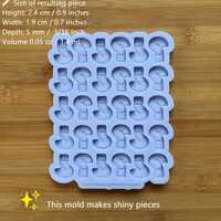 Question Mark Silicone Mold - Thumbnail 1