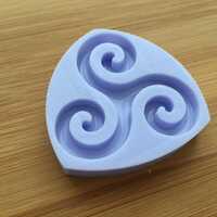 Triple Spiral Silicone Mold - Thumbnail 2