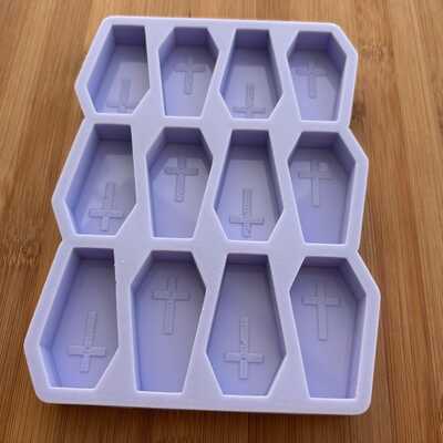Coffin silicone mold