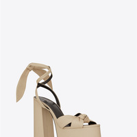 Ankle strap Roman shoes with thick heels plus size women's sandals 4 colors - Thumbnail 3