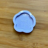 Bull Terrier Paw Silicone Mold - Thumbnail 4