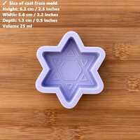 Star of David Silicone Mold - Thumbnail 1