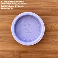 Cat Crescent Moon Silicone Mold - Thumbnail 1
