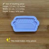 Couch Silicone Mold - Thumbnail 1