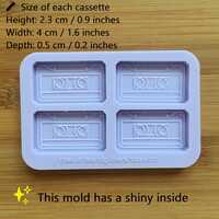 Cassette tape Silicone Mold - Thumbnail 2