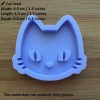 Cat Face Silicone Mold - Thumbnail 1