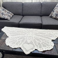 Filet Crochet Butterfly Table Runner - Thumbnail 1