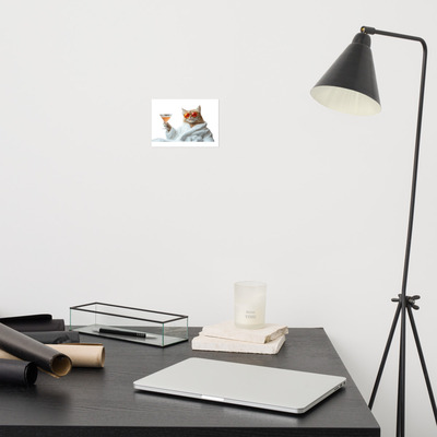 Wall beauty cat poster