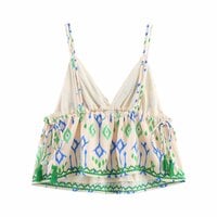 Fashionable and versatile sequin embroidered suspenders - Thumbnail 1
