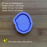 Santa Claus Shaker Silicone Mold - Thumbnail 1