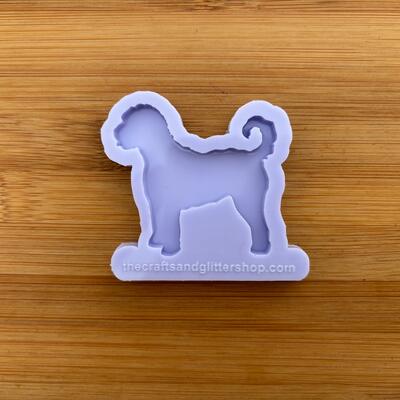 Golden doodle silicone mold