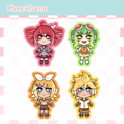 Vocaloid acrylic phone charms