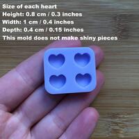 Heart Silicone Mold - Thumbnail 1