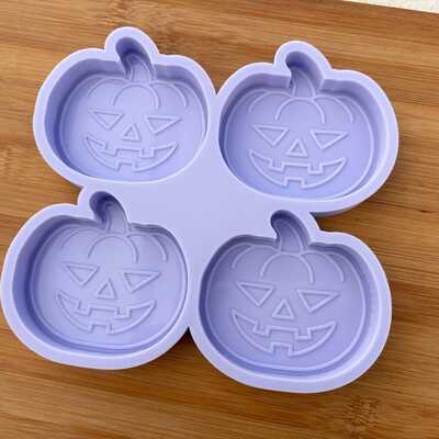 Carved pumpkin silicone mold