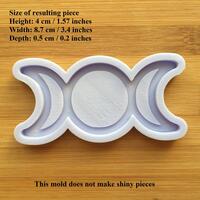 Triple Moon Silicone Mold - Thumbnail 1