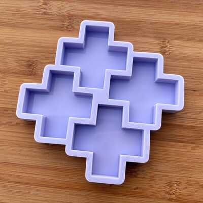 Swiss cross silicone mold