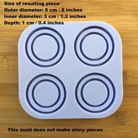 Circle Shaker Silicone Mold - Thumbnail 1
