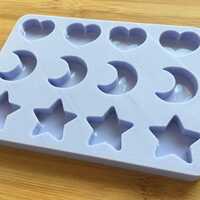 Heart, Moon & Star Silicone Mold - Thumbnail 4