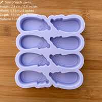 Eggplant Silicone Mold - Thumbnail 1