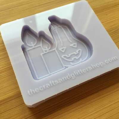 Halloween candles silicone mold - Thumbnail 1
