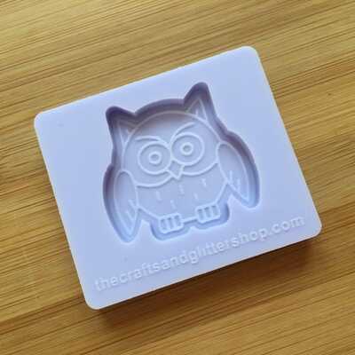 Owl silicone mold - Thumbnail 2