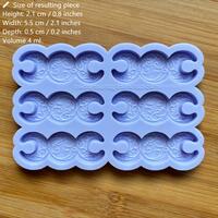Triple Moon Silicone Mold - Thumbnail 1