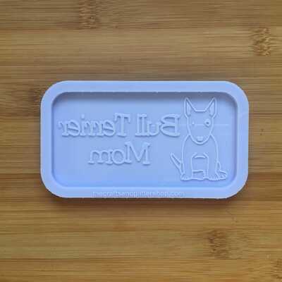 Bull terrier mom silicone mold