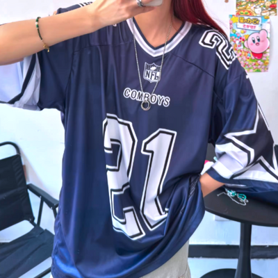 Comboys oversized jersey tshirt
