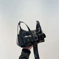 Rivet scooter bag shoulder crossbody bag - Thumbnail 5