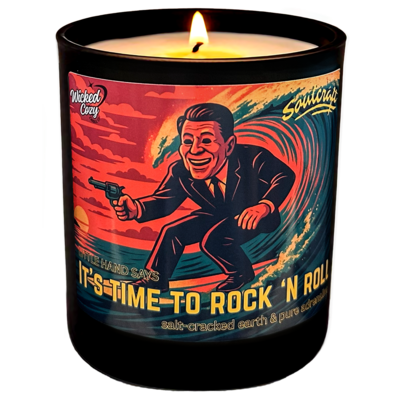 "the little hand says" soy wax candle
