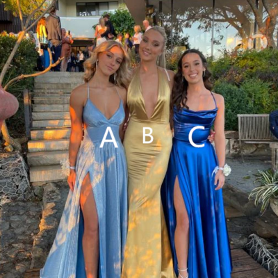 Different style a-line v neck long prom dress ,graduation dress - Thumbnail 1