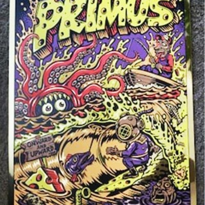 Gold foil (1) primus nashville poster 
