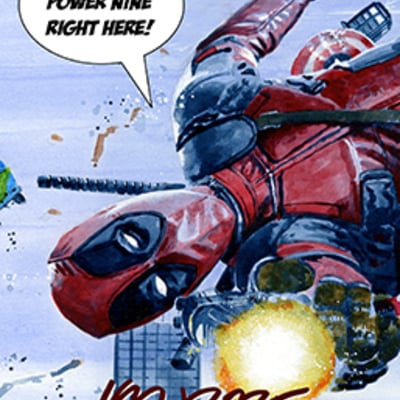 Custom card sleeves deadpool - Thumbnail 3