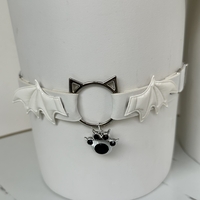 Devil wing leg ring cosplay punk sexy cat paw jk leg accessory - Thumbnail 1
