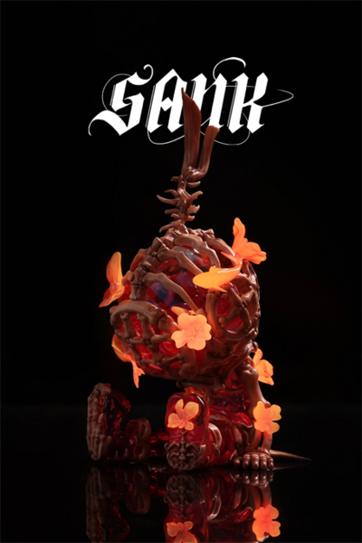 ArTToy "Good Night Series-Whale Bloom-Red" by Sank Toys