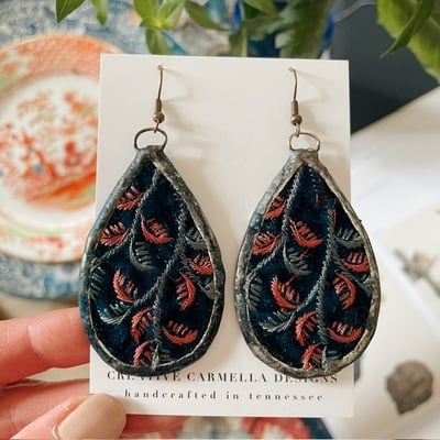 “woven together” earrings no.21