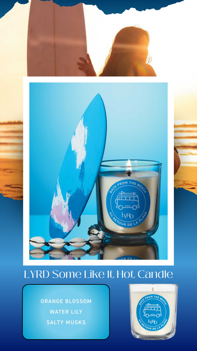 LYRD Back From The Beach Candle
