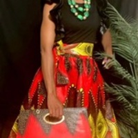 Sahara Sunset Skirt w/ Headwrap & Purse - Thumbnail 1