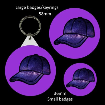 Gandalf button badge/keyring