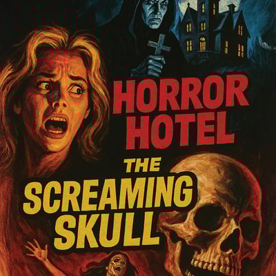 Horror hotel & the screaming skull - retro halloween horror double feature dvd