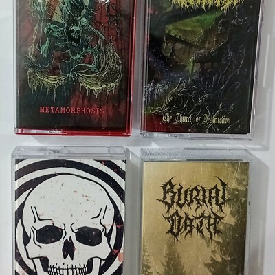 Ecocide , endemic , the cult of spaceskull, burial oath tapes 