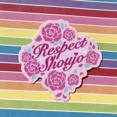 3 x 3 respect shoujo sticker