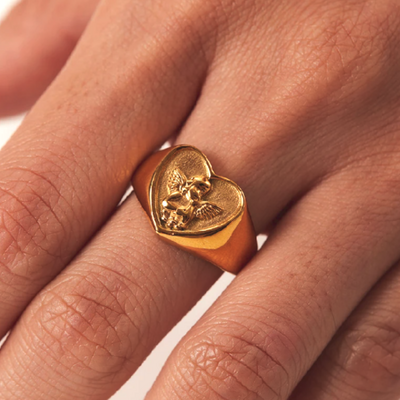 Free shipping-angels ring