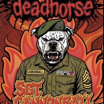 Dead horse small batch sgt. cannonball sause by jammin jelly w/ free pick, stick and koozie