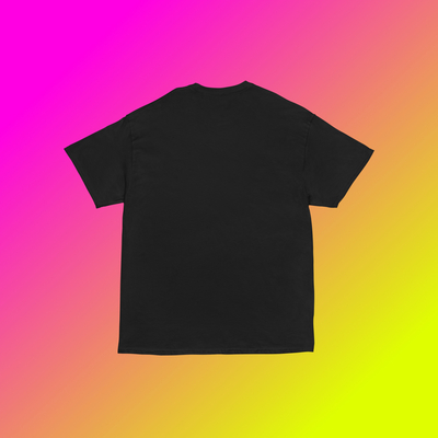 Furby in bag t shirt black
