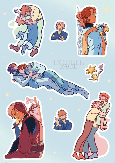 Double Face Sticker Sheet 