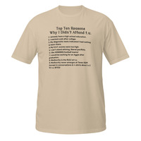 Texas A&M Students Reasons Didnt Attend t.u. Short-Sleeve Unisex T-Shirt Aggies - Thumbnail 8
