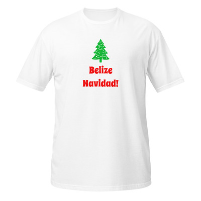 Belize navidad short-sleeve unisex t-shirt belizean christmas holiday funny tee