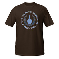 Delegate to the United Insubordinations Short-Sleeve Unisex T-Shirt Funny Pun UN - Thumbnail 2