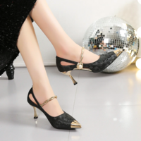Classy Pointed Toe High Heels for Women - Thumbnail 3